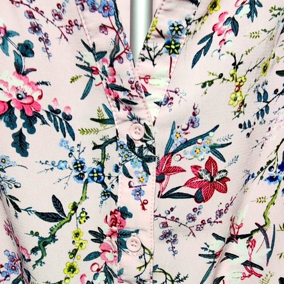 Original Nicole Miller Pink Sleeveless V-Neck Sundress-Size L - Picture 6 of 13